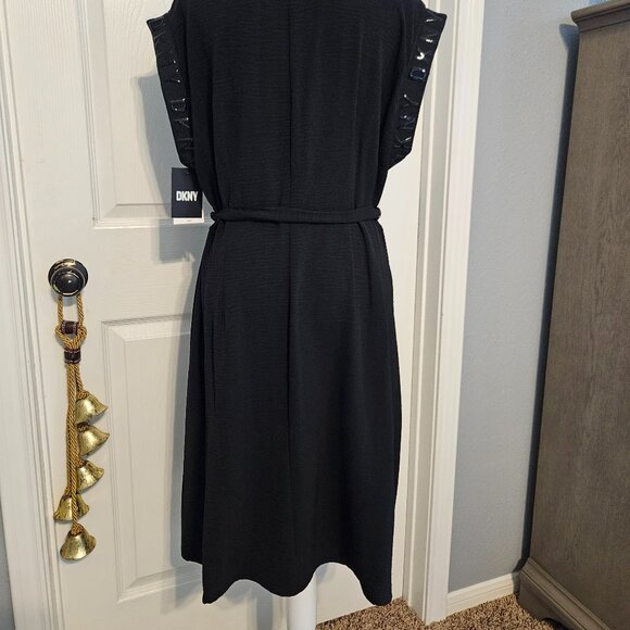DKNY Black Dress Size 14 - Picture 6 of 10
